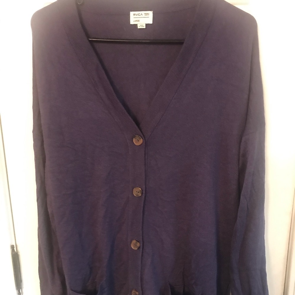 Purple Cardigan